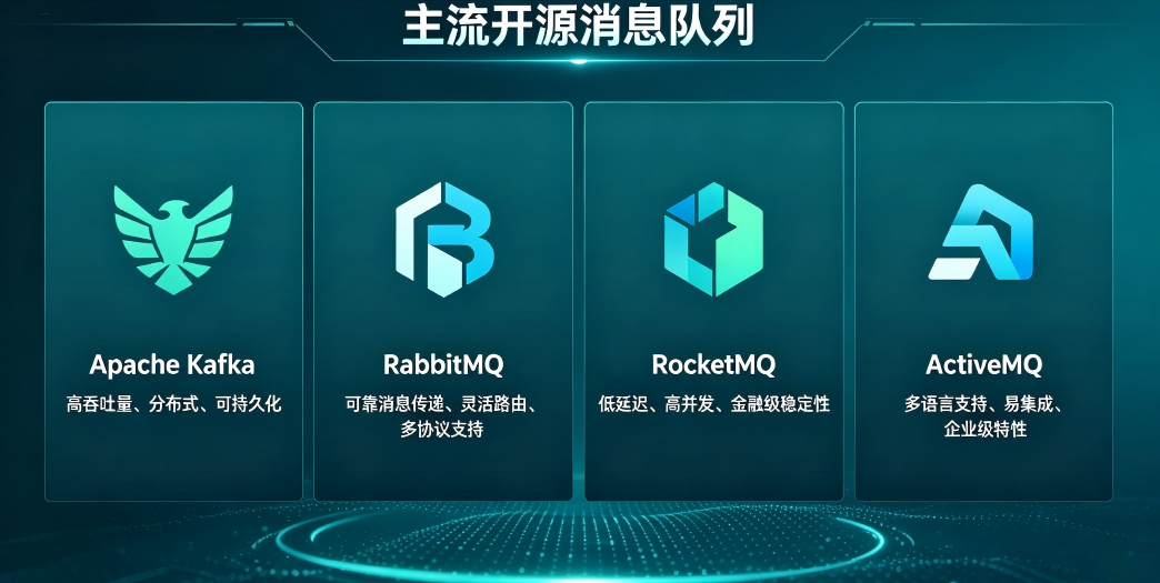 主流开源消息队列 (MQ) 框架全面对比与技术选型