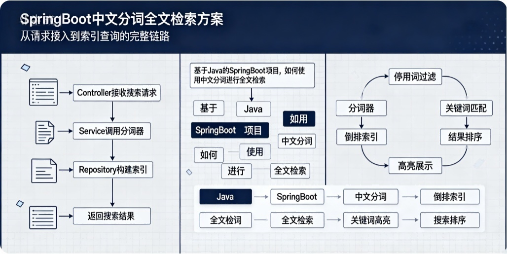 基于Java的SpringBoot项目，如何使用中文分词进行全文检索