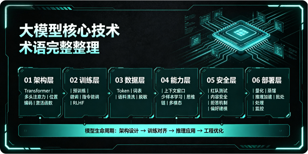 大模型核心技术术语完整整理