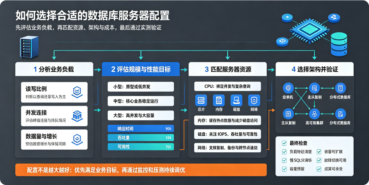 如何选择合适的数据库服务器配置