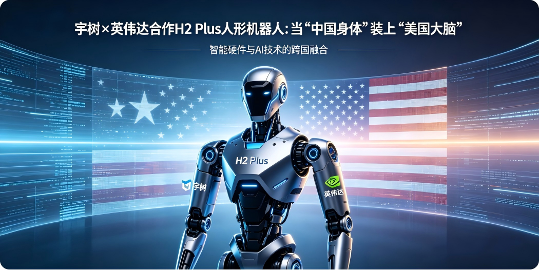 宇树×英伟达合作H2 Plus人形机器人：当"中国身体"装上"美国大脑"