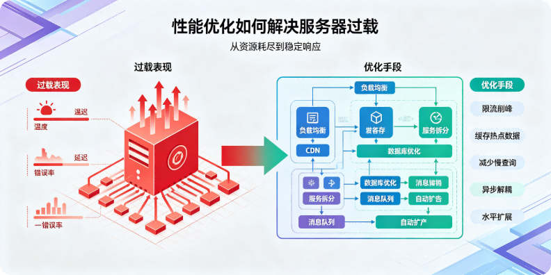 性能优化如何解决服务器过载