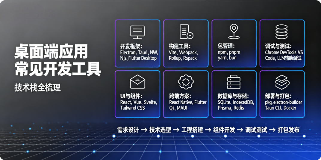 桌面端应用常见开发工具 / 技术栈全梳理