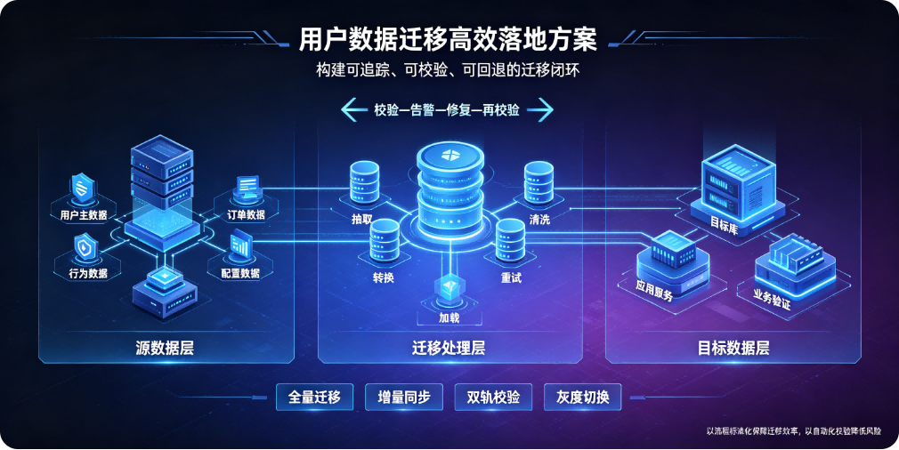 用户数据迁移高效落地方案