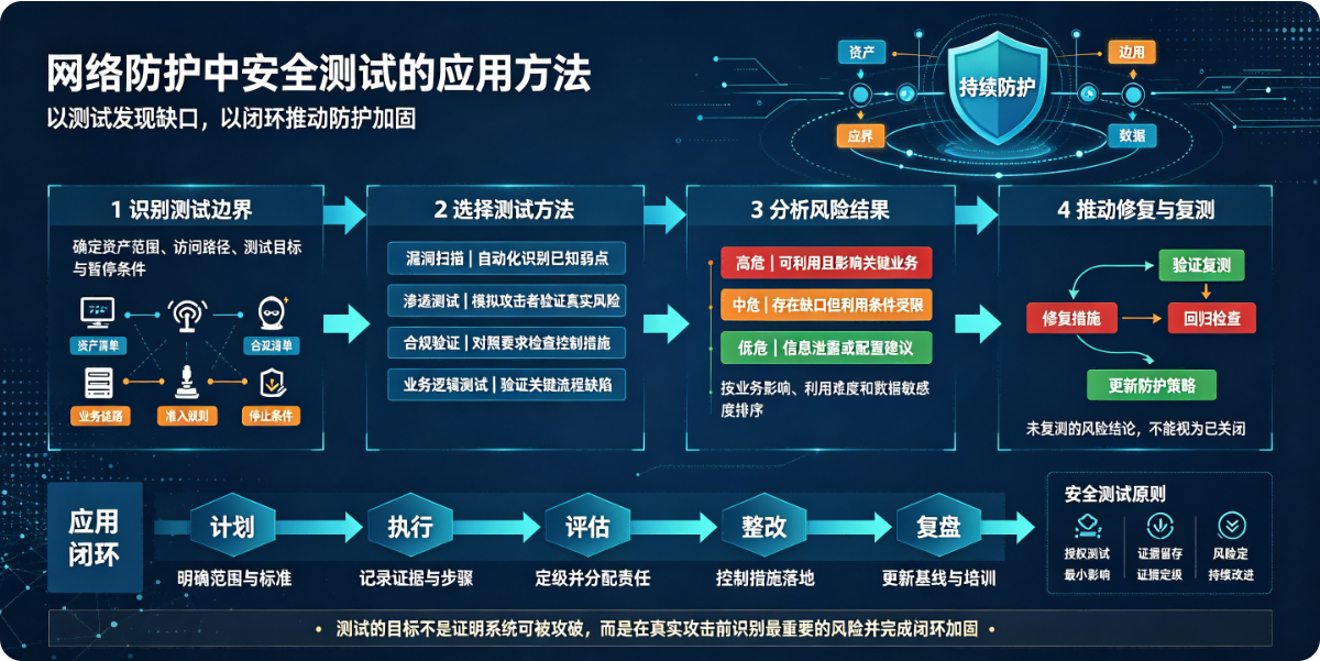 网络防护中安全测试的应用方法