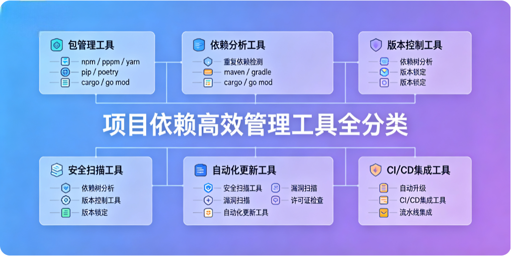 项目依赖高效管理工具全分类