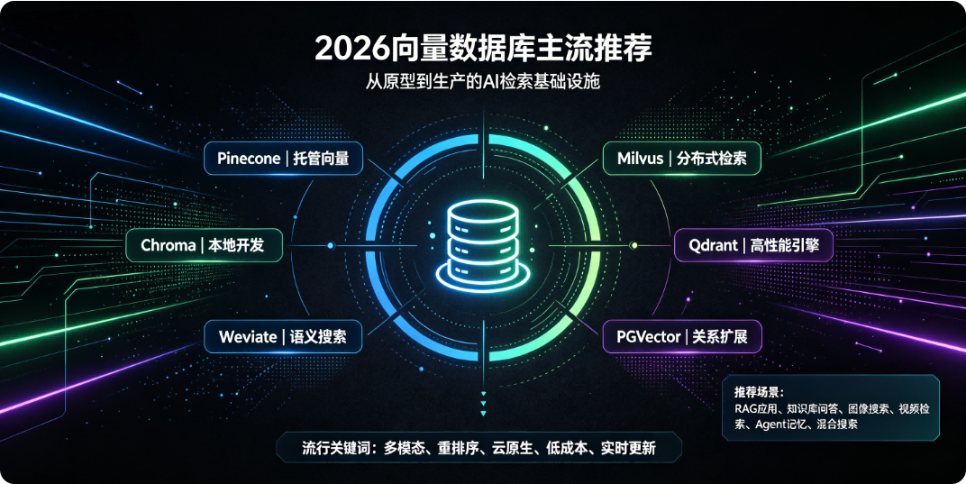 2026年主流流行向量数据库全推荐