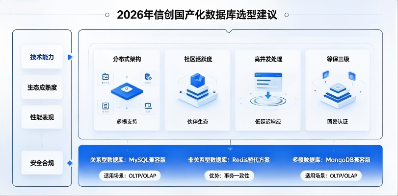 2026年信创国产化数据库选型建议