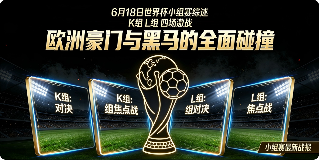 🏆 6月18日世界杯小组赛前瞻：K组L组四场激战——欧洲豪门与黑马的全面碰撞
