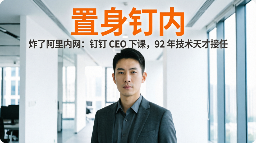 📜 7.5 万字《置身钉内》炸了阿里内网：钉钉 CEO 下课，92 年技术天才接任