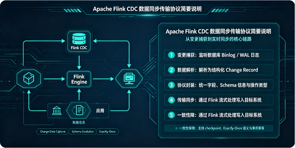 Apache Flink CDC 数据同步传输协议简要说明