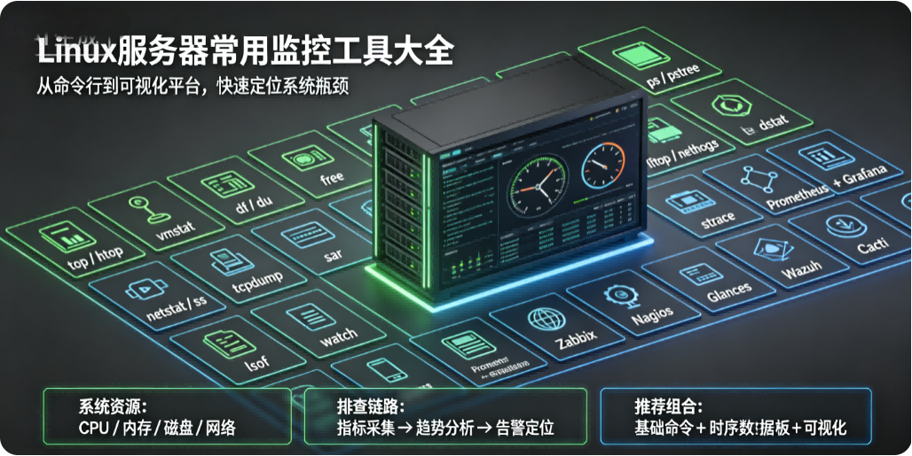 Linux 服务器常用监控工具大全