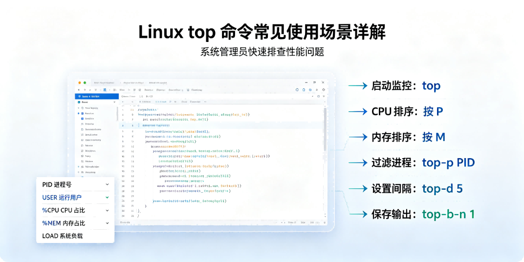 Linux top 命令常见使用场景详解