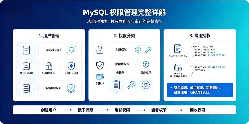 MySQL 权限管理完整详解