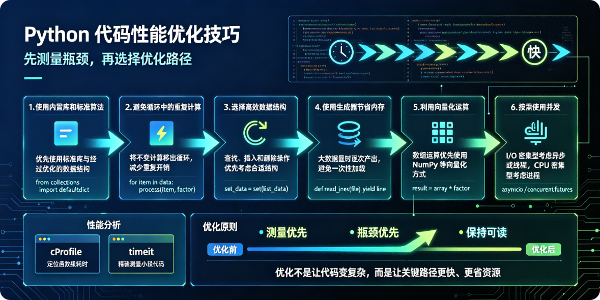 Python 代码性能优化技巧