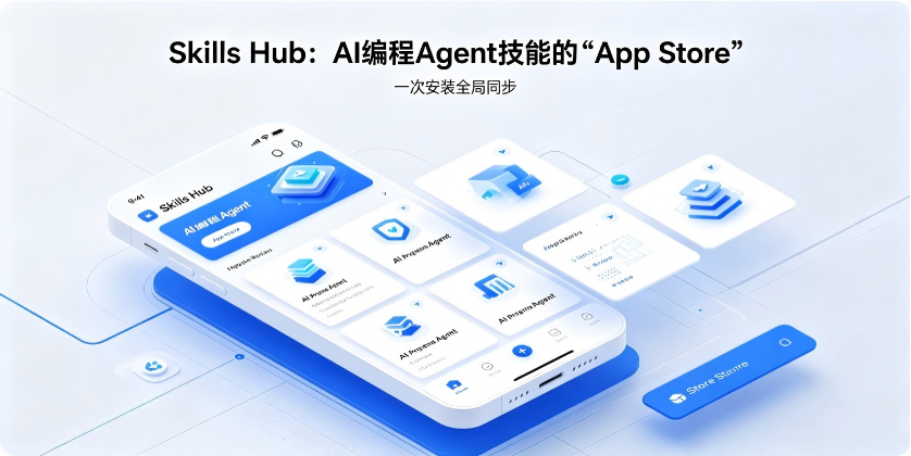 Skills Hub：AI编程Agent技能的"App Store"，一次安装全局同步